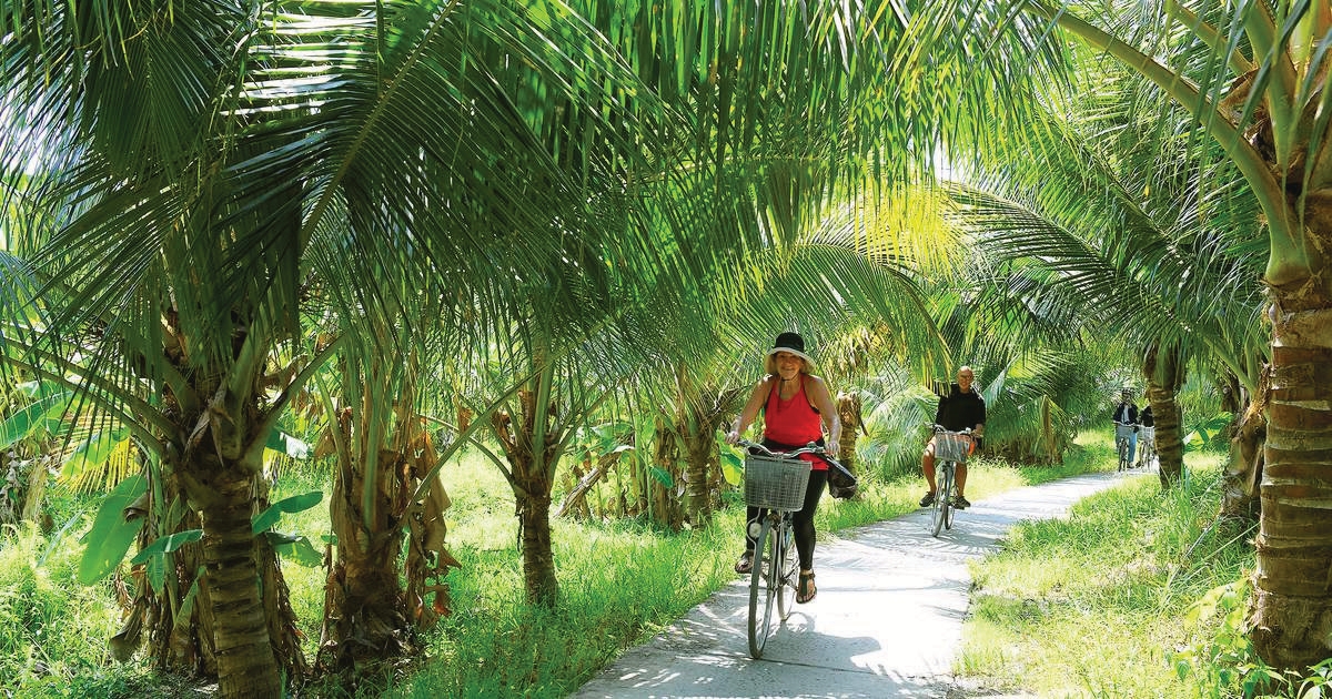 Beautiful cycling paths