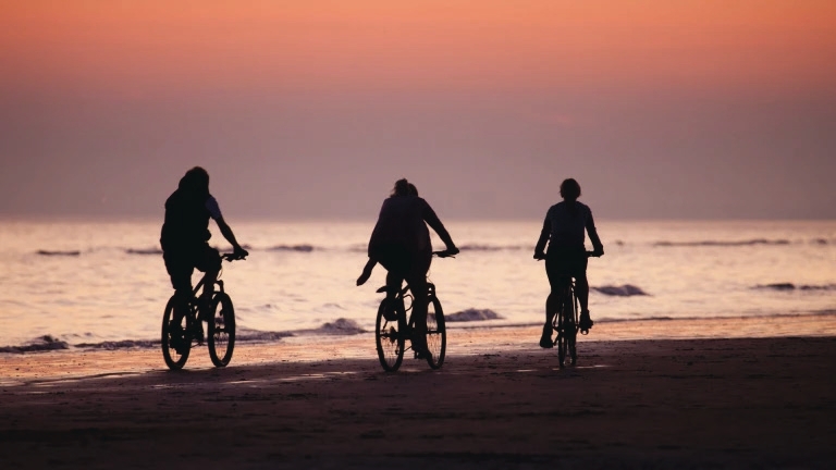 Beautiful cycling paths