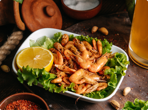 Seafood-rich local flavours
