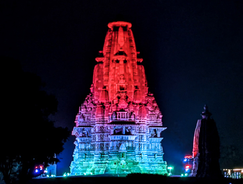 An open-air Light and Sound Show